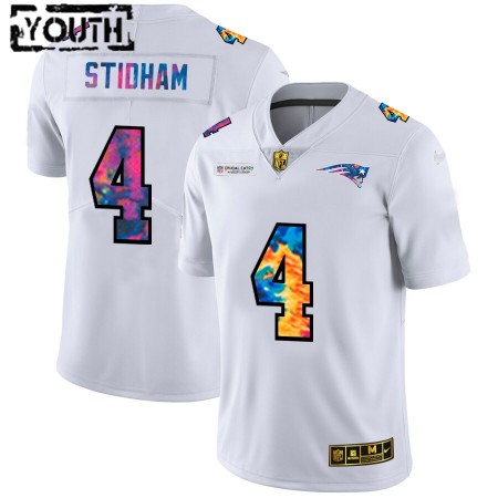 New England Patriots Tröjor Jarrett Stidham 4 Nike 2020 Flerfärgad Vit - Barn New England Patriots Tröjor Jarrett Stidham 4 Nike 2020 Flerfärgad Vit - Barn